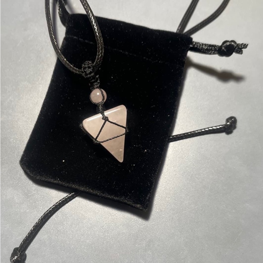 NEW MENS WISHING STONE NECKLACE